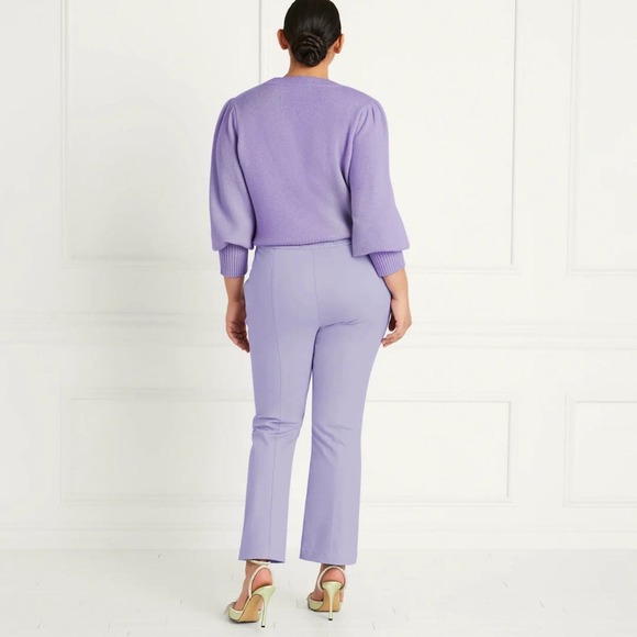 NWT Hill House The‎ Claire Pant in Lavender Sz S Colorful Preppy Office Career - Picture 15 of 15